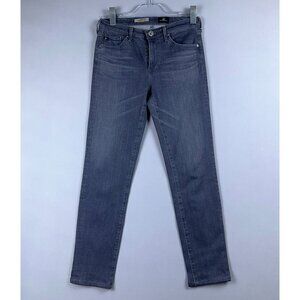 AG Adriano Goldschmied Cigarette Jeans Womens Size 27R The Prima Mid Rise Gray